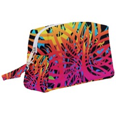 Abstract Jungle Wristlet Pouch Bag (large) by icarusismartdesigns