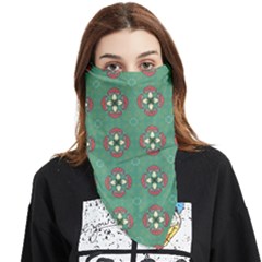 Mushrooms In The Meadow  Face Covering Bandana (triangle) by SychEva
