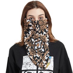 Modern Tribal Geometric Print Design Face Covering Bandana (triangle) by dflcprintsclothing