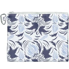 Folk Floral Pattern  Flowers Print  Canvas Cosmetic Bag (xxxl) by Eskimos