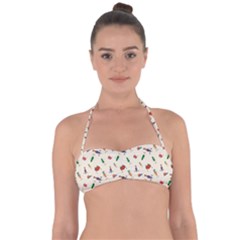 Vegetables Athletes Halter Bandeau Bikini Top by SychEva