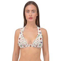 Vegetables Athletes Double Strap Halter Bikini Top by SychEva