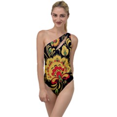 Hohloma To One Side Swimsuit by goljakoff