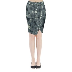 Abstract Texture Surface Print Midi Wrap Pencil Skirt by dflcprintsclothing