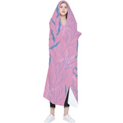 Undersea World  Plants And Starfish Wearable Blanket by SychEva