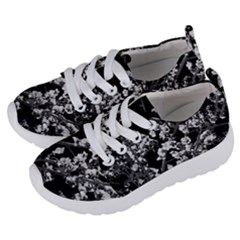 Fleurs De Cerisier Noir & Blanc Kids  Lightweight Sports Shoes by kcreatif