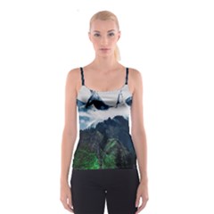 Whales Peak Spaghetti Strap Top by goljakoff