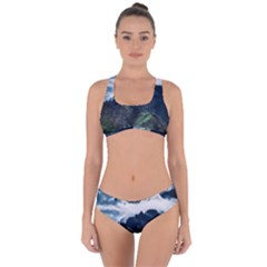Whales Peak Criss Cross Bikini Set by goljakoff