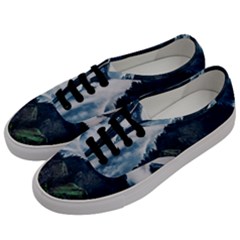 Whales Peak Men s Classic Low Top Sneakers by goljakoff