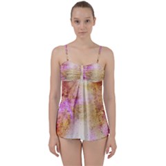 Golden Paint Babydoll Tankini Set by goljakoff