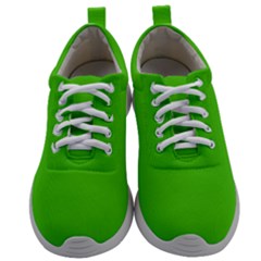 Bright Green Mens Athletic Shoes by FabChoice