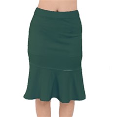 Eden Green Short Mermaid Skirt by FabChoice