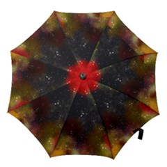 Abstract Paint Drops Hook Handle Umbrellas (large) by goljakoff