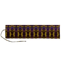 Fancy Ornate Pattern Mosaic Print Roll Up Canvas Pencil Holder (l) by dflcprintsclothing