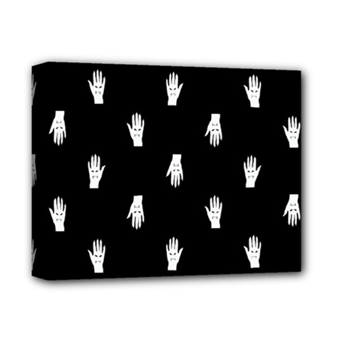 Vampire Hand Motif Graphic Print Pattern 2 Deluxe Canvas 14  X 11  (stretched) by dflcprintsclothing