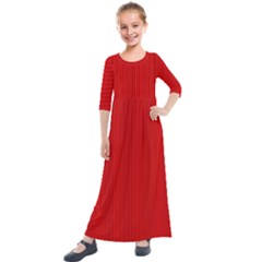 Zappwaits Kids  Quarter Sleeve Maxi Dress