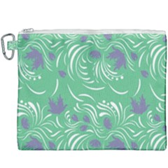 Folk Floral Pattern  Abstract Flowers Print  Seamless Pattern Canvas Cosmetic Bag (xxxl) by Eskimos