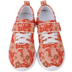 Folk Floral Pattern  Abstract Flowers Print  Seamless Pattern Women s Velcro Strap Shoes by Eskimos
