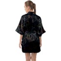 Circunferences Half Sleeve Satin Kimono  View2