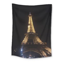 Tour Eiffel Paris Nuit Medium Tapestry by kcreatif