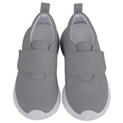 Chalice Silver Grey Kids  Velcro No Lace Shoes