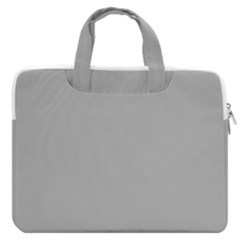 Chalice Silver Grey Macbook Pro Double Pocket Laptop Bag by FabChoice