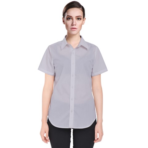 Cloudy Grey Women s Short Sleeve Shirt by FabChoice