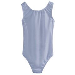 Cloudy Grey Kids  Cut-out Back One Piece Swimsuit by FabChoice