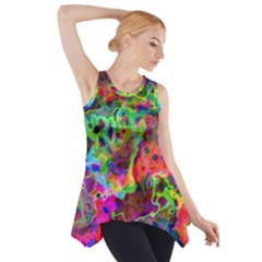 Electric Side Drop Tank Tunic by JustToWear