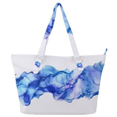 Blue Smoke Full Print Shoulder Bag by goljakoff