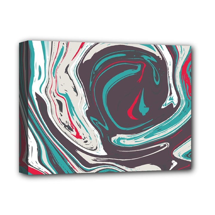 Vector Vivid Marble Pattern 1 Deluxe Canvas 16  x 12  (Stretched) 