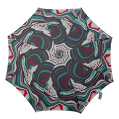 Vector Vivid Marble Pattern 1 Hook Handle Umbrellas (large) by goljakoff