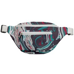 Vector Vivid Marble Pattern 1 Fanny Pack by goljakoff