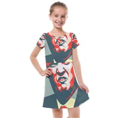 Trump Nope Kids  Cross Web Dress by goljakoff