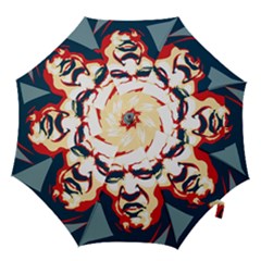 Trump Pop Art Hook Handle Umbrellas (medium) by goljakoff