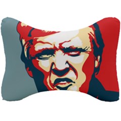 Trump Pop Art Seat Head Rest Cushion by goljakoff