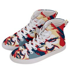 Trump Pop Art Men s Hi-top Skate Sneakers by goljakoff