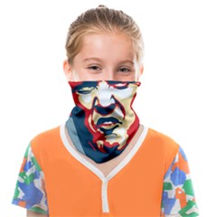 Trump Pop Art Face Covering Bandana (kids) by goljakoff