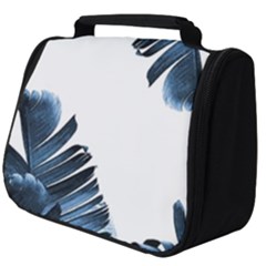 Blue Banana Leaves Full Print Travel Pouch (big) by goljakoff