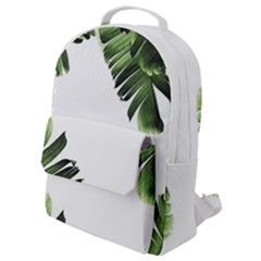 Green Banana Leaves Flap Pocket Backpack (small) by goljakoff