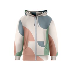 Abstract Shapes  Kids  Zipper Hoodie by Sobalvarro