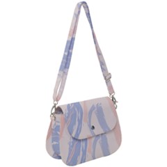 Marble Stains  Saddle Handbag by Sobalvarro