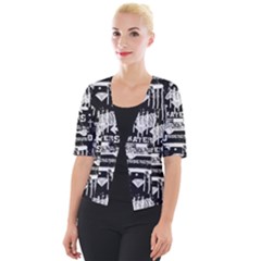 Skater-underground2 Cropped Button Cardigan by PollyParadise
