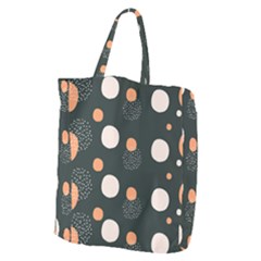 Black Peach White  Giant Grocery Tote by Sobalvarro