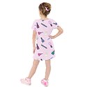 Accessories For Manicure Kids  Short Sleeve Velvet Dress View2