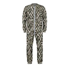 Tribal Geometric Grunge Print Onepiece Jumpsuit (kids) by dflcprintsclothing