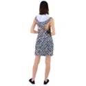 Tribal Geometric Grunge Print Racer Back Hoodie Dress View2