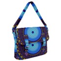 Blue Violet Midnight Sun Mandala Boho Hipppie Buckle Messenger Bag View1