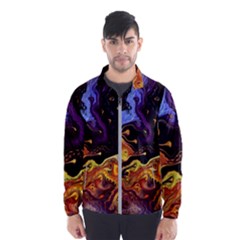 Nebula Starry Night Skies Abstract Art Men s Windbreaker