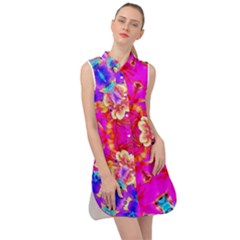 Newdesign Sleeveless Shirt Dress by LW41021